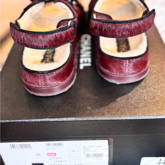 CHANEL Dad Ponyhair Sandals, Size 36 - Picture 10 of 15